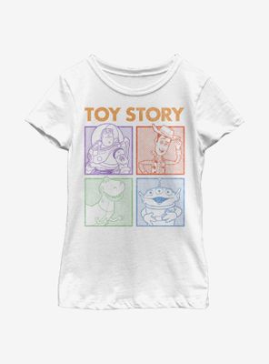 Disney Pixar Toy Story The Cool Club Youth Girls T-Shirt