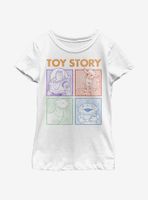 Disney Pixar Toy Story The Cool Club Youth Girls T-Shirt