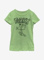 Disney Pixar Toy Story 4 Doodle Forky Youth Girls T-Shirt