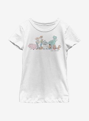 Disney Pixar Toy Story Line Up Youth Girls T-Shirt