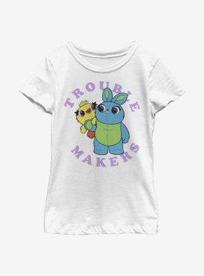 Disney Pixar Toy Story 4 Make Trouble Youth Girls T-Shirt