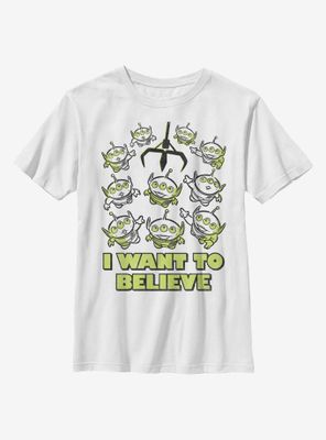 Disney Pixar Toy Story I Want To Believe Youth T-Shirt