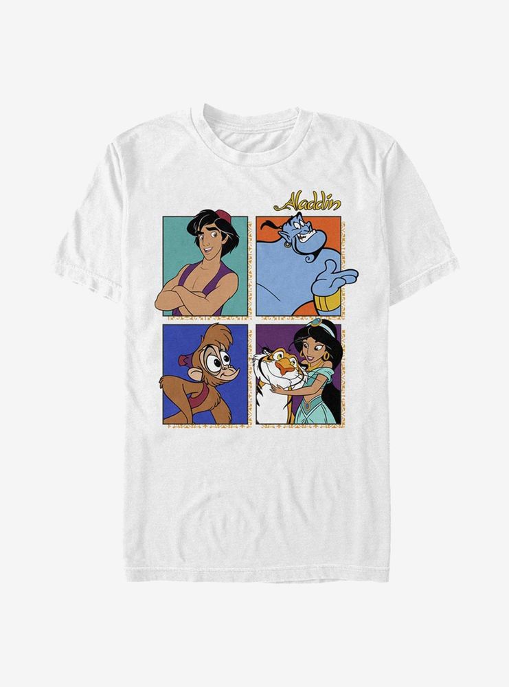 Disney Aladdin Four Square T-Shirt