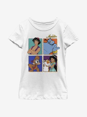 Disney Aladdin Four Square Youth Girls T-Shirt