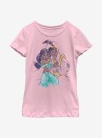 Disney Aladdin Jasmine And Ali Youth Girls T-Shirt