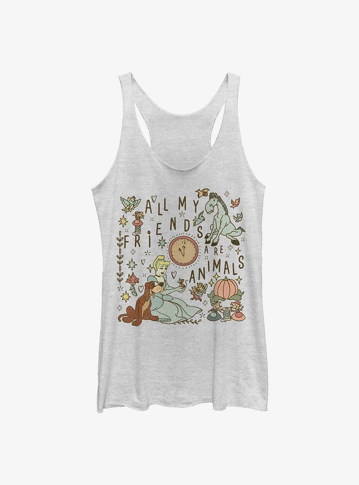 Disney Cinderella All My Friends Are Animals Redux Womens Tank Top