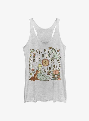 Disney Cinderella All My Friends Are Animals Redux Womens Tank Top