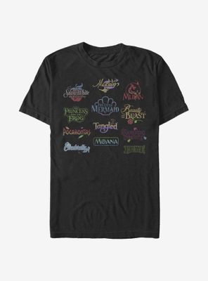 Disney Princesses Princess Titles T-Shirt