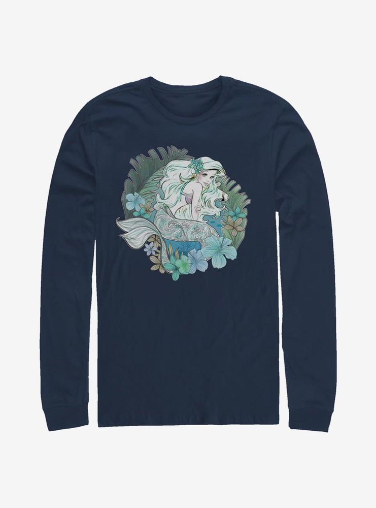 Disney The Little Mermaid Tonal Ariel Long-Sleeve T-Shirt