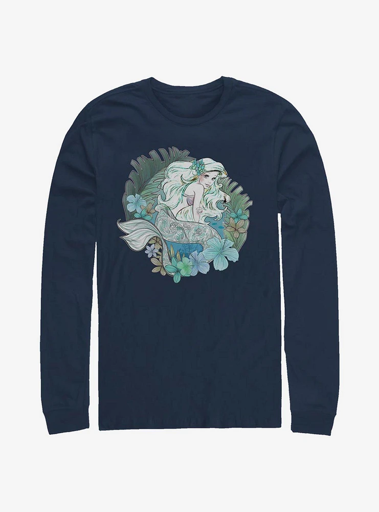 Disney The Little Mermaid Tonal Ariel Long-Sleeve T-Shirt