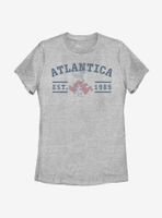 Disney The Little Mermaid Atlantis College Womens T-Shirt