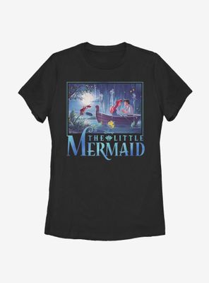 Disney The Little Mermaid Title Womens T-Shirt