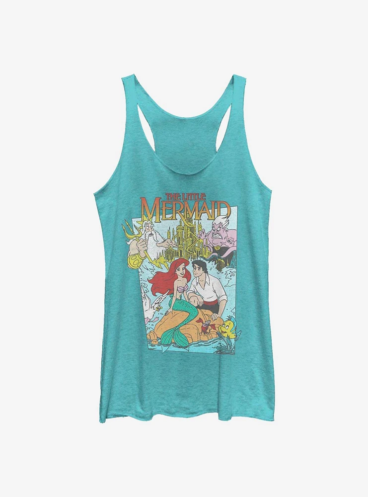 Disney The Little Mermaid Cover Womens Tank Top