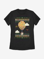 Disney Pixar Up Holiday Sweater Pattern Womens T-Shirt