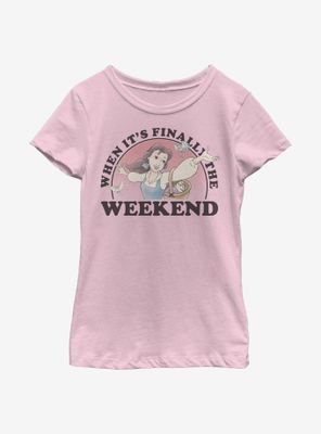 Disney Beauty And The Beast Weekend Belle Youth Girls T-Shirt