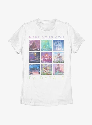 Disney Princesses Castles Womens T-Shirt