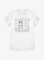 Disney Princesses Floral Womens T-Shirt