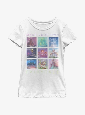 Disney Princesses Castles Youth Girls T-Shirt