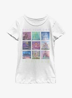 Disney Princesses Castles Youth Girls T-Shirt