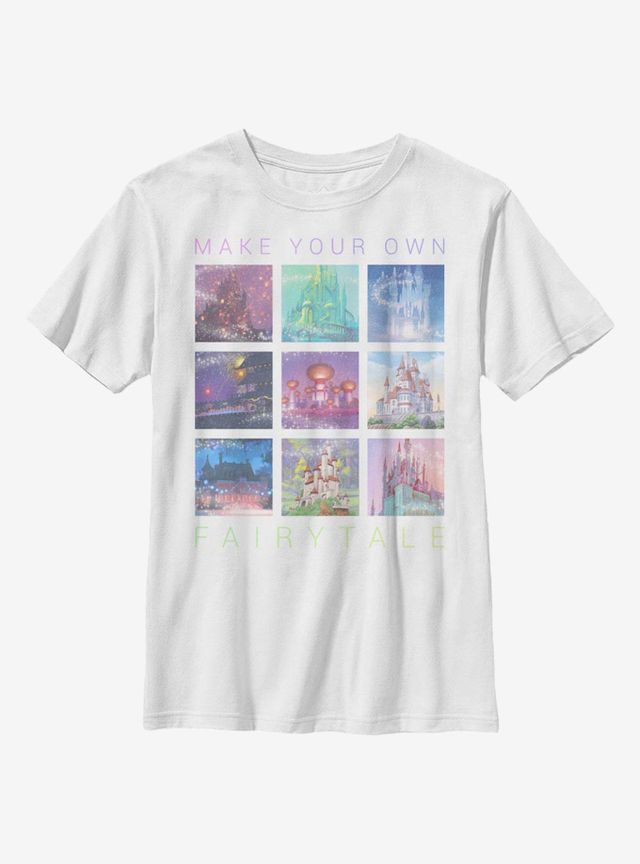 Boxlunch Disney Princesses Castles Youth T-Shirt