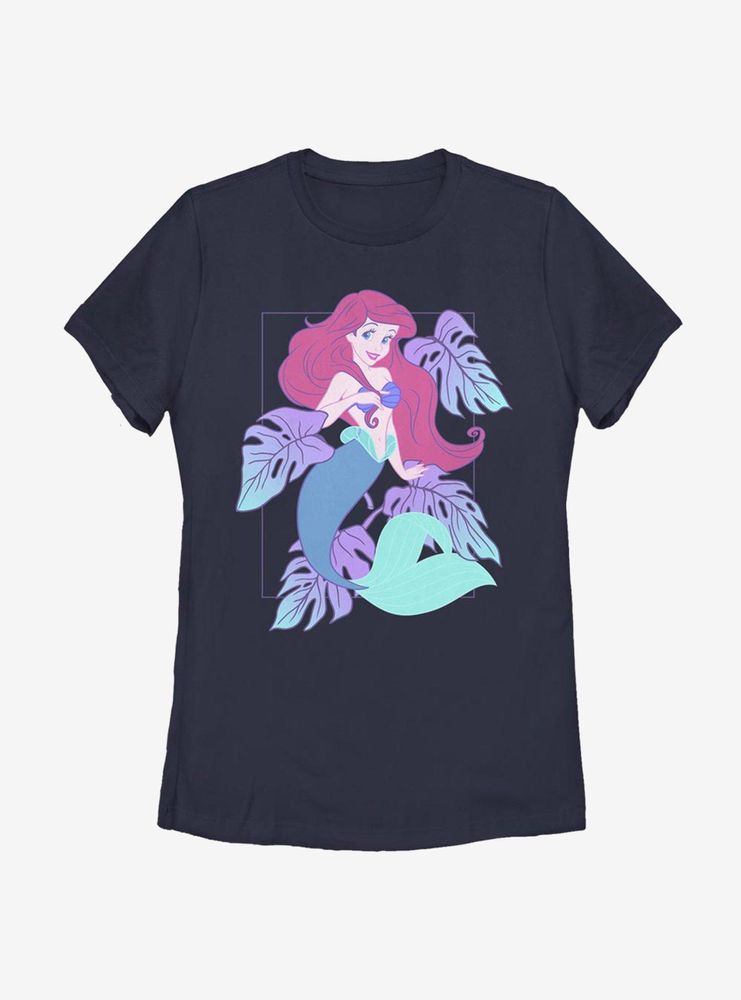 Disney The Little Mermaid Pastel Gold Ariel Womens T-Shirt