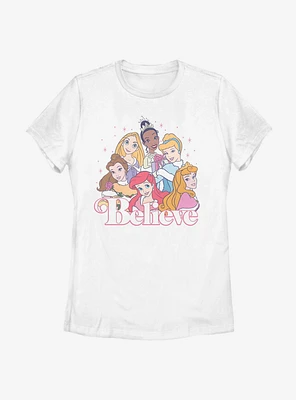 Disney Princesses Believe Womens T-Shirt