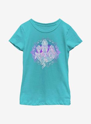 Disney Princesses Princess Portrait Youth Girls T-Shirt