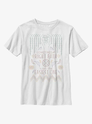 Disney Pocahontas Grandmother Willow Cross Stitch Youth T-Shirt