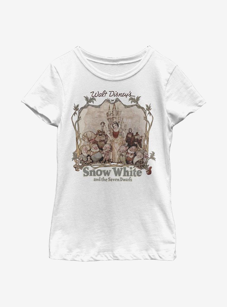 Disney Snow White And The Seven Dwarfs Friends Youth Girls T-Shirt