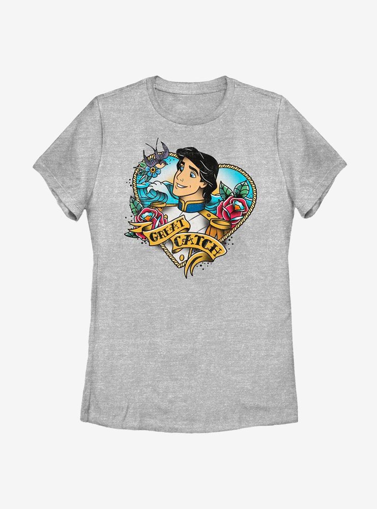 Disney The Little Mermaid Eric Great Catch Womens T-Shirt