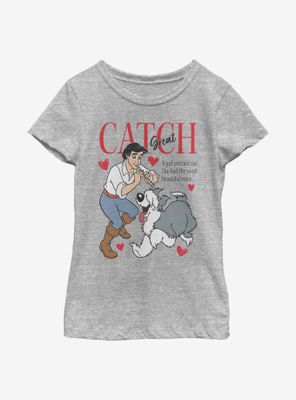 Disney The Little Mermaid Great Catch Youth Girls T-Shirt