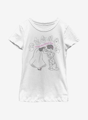 Disney Snow White And The Seven Dwarfs Heigh-Ho Youth Girls T-Shirt