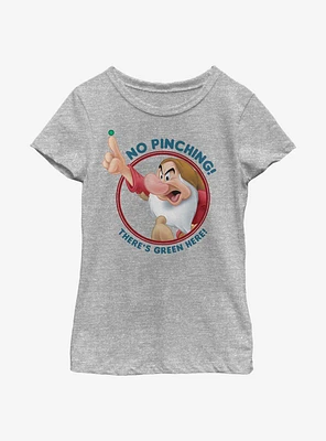 Disney Snow White And The Seven Dwarfs No Pinching Grumpy Youth Girls T-Shirt