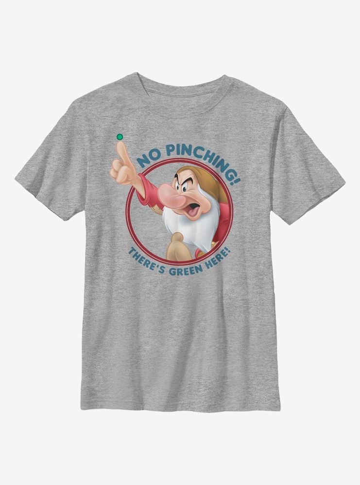 Disney Snow White And The Seven Dwarfs No Pinching Grumpy Youth T-Shirt