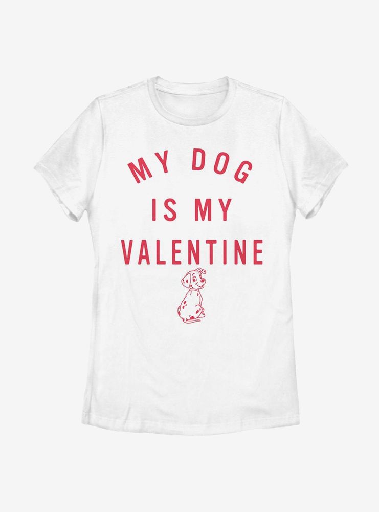 Disney 101 Dalmatians Valentine Pup Womens T-Shirt