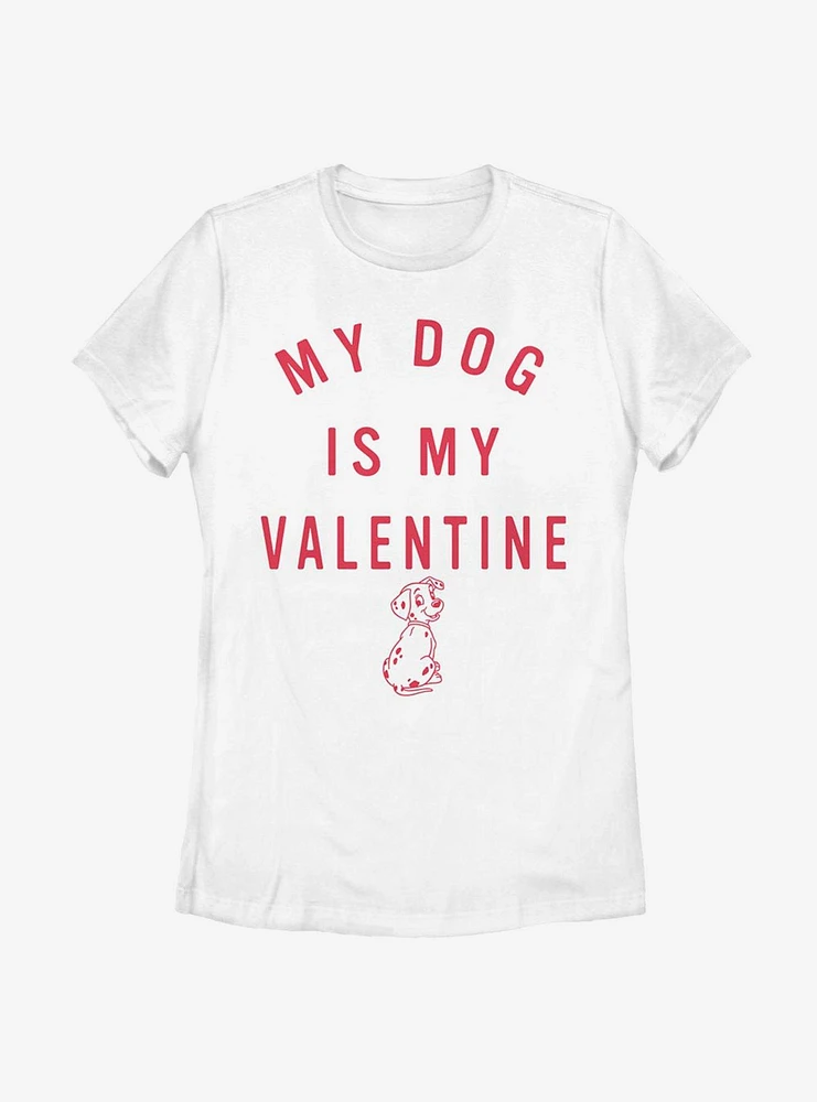 Disney 101 Dalmatians Valentine Pup Womens T-Shirt