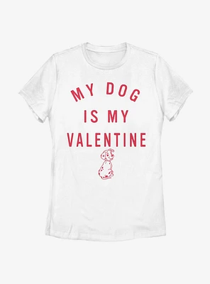 Disney 101 Dalmatians Valentine Pup Womens T-Shirt