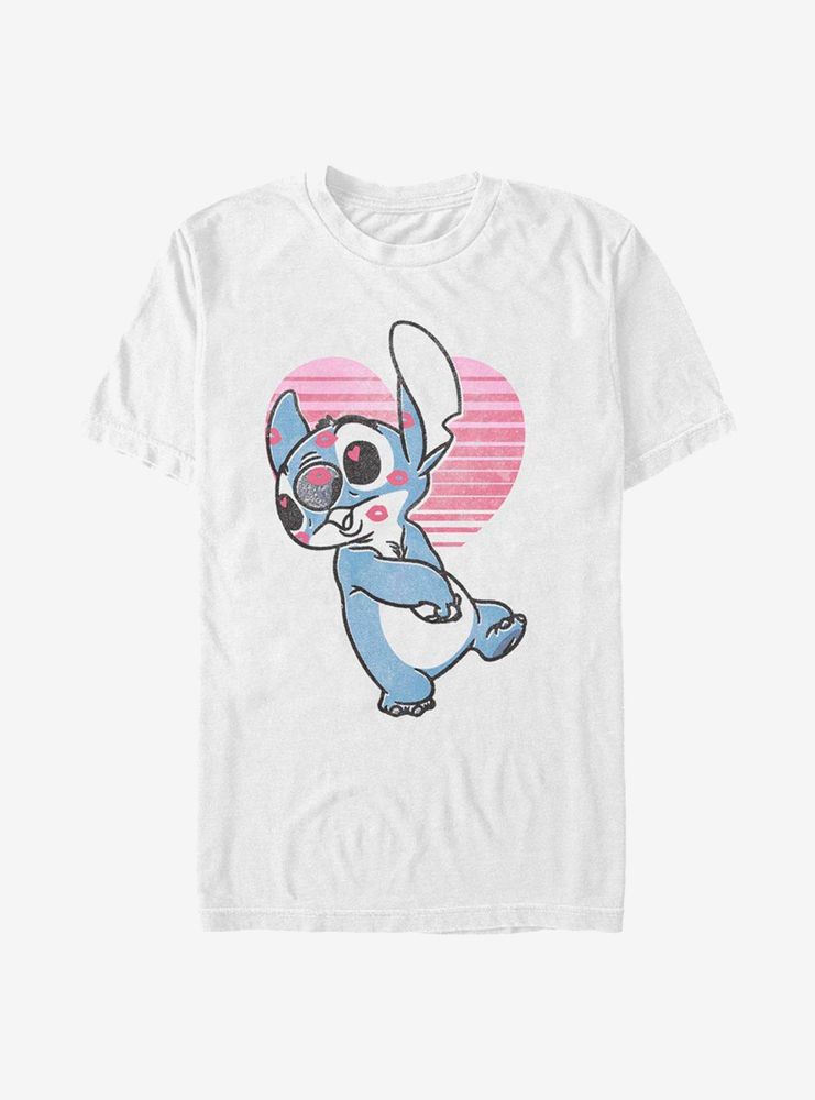 Disney Lilo And Stitch Kissy Faced T-Shirt