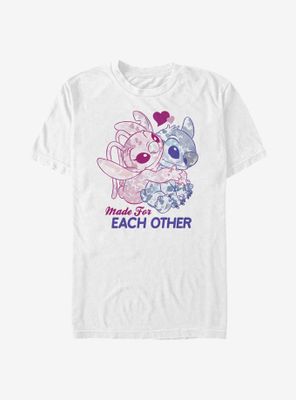Disney Lilo And Stitch Angel Together T-Shirt