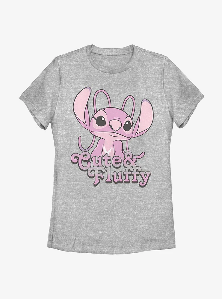 Disney Lilo And Stitch Fluffy Angel Womens T-Shirt