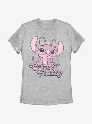 Disney Lilo And Stitch Fluffy Angel Womens T-Shirt