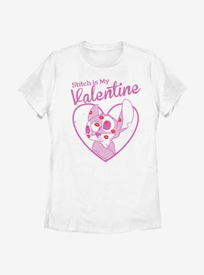 Disney Lilo And Stitch Valentine Womens T-Shirt