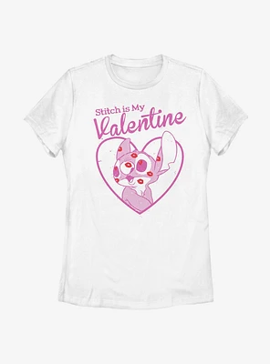 Disney Lilo And Stitch Valentine Womens T-Shirt