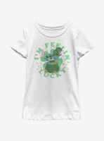 Disney Lilo And Stitch I'm Feelin' Lucky Youth Girls T-Shirt