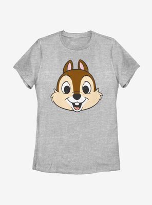 Disney Chip And Dale Big Face Womens T-Shirt