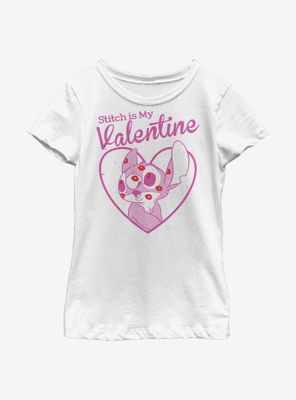 Disney Lilo And Stitch Valentine Youth Girls T-Shirt