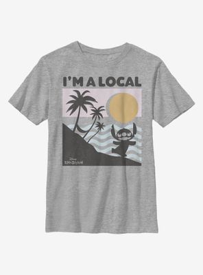 Disney Lilo And Stitch Beach Scene Youth T-Shirt