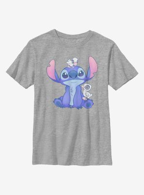 Disney Lilo And Stitch Cute Ducks Youth T-Shirt