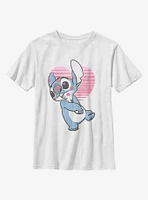 Disney Lilo And Stitch Kissy Faced Youth T-Shirt