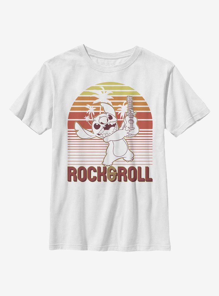 Disney Lilo And Stitch Rock Roll Youth T-Shirt